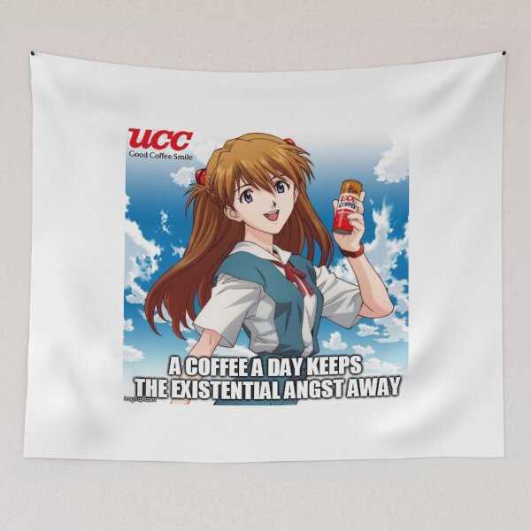 Item preview, Asuka Coffee Meme designed and sold by dumbanimememes.