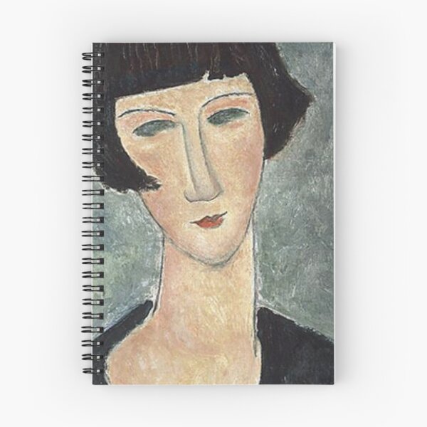 Item preview, Vintage Portrait painting by  Amedeo Modigliani (Italian, Livorno 1884–1920 Paris) designed and sold by Vintage Designs +.