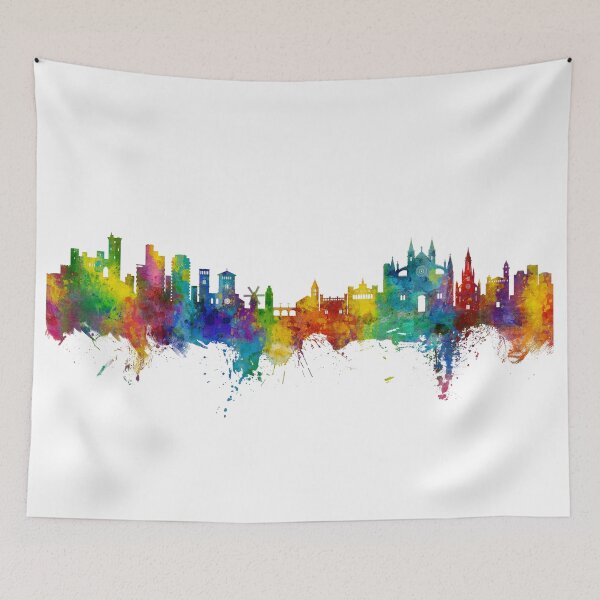 Item preview, Palma de Mallorca Spain Skyline designed and sold by ArtPrints.