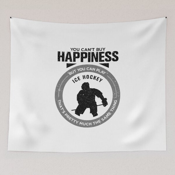 Item preview, You Can't Buy Happiness But You Can Play Ice Hockey That's Pretty Much The Same Thing designed and sold by Orange Pieces.