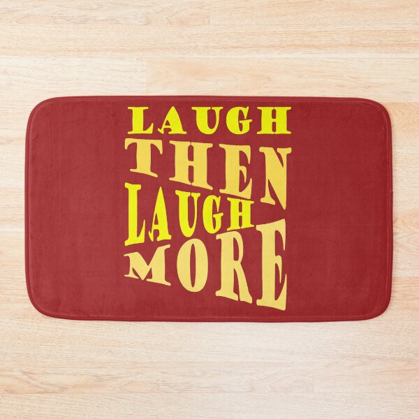 Item preview, Laugh and Laugh More Happy Vibes Quote designed and sold by taiche.