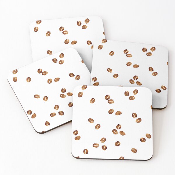 Item preview, Scattered Coffee Beans Coffee Painting Illustration designed and sold by maimunaadam.