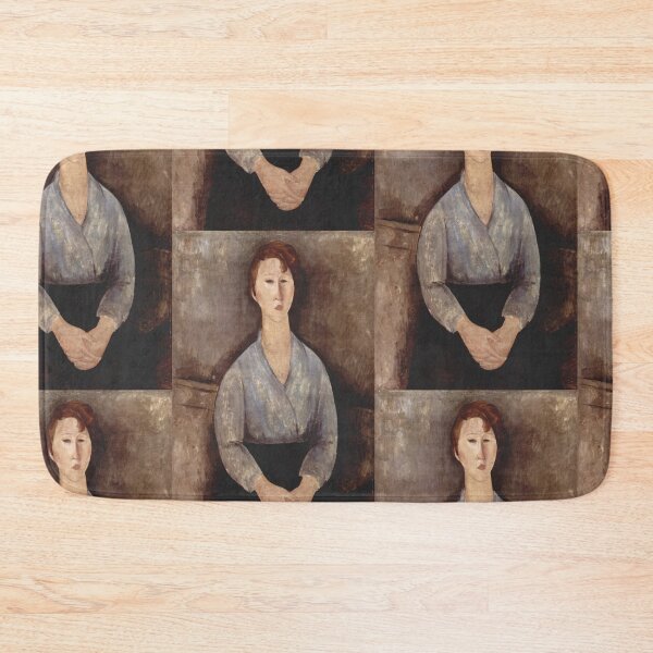 Item preview, Vintage Portrait painting by  Amedeo Modigliani (Italian, Livorno 1884–1920 Paris) designed and sold by Vintage Designs +.
