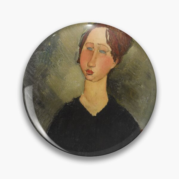 Item preview, Vintage Portrait painting by  Amedeo Modigliani (Italian, Livorno 1884–1920 Paris) designed and sold by Vintage Designs +.