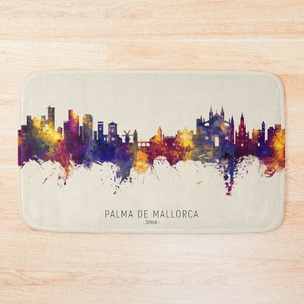 Item preview, Palma de Mallorca Spain Skyline designed and sold by ArtPrints.