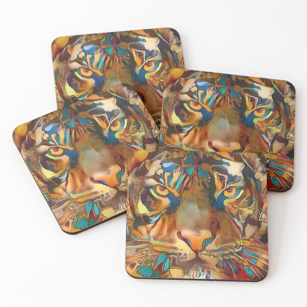 Item preview, Gabory, tiger, panther, wild animal - Léa Roche paintings designed and sold by L. ROCHE.