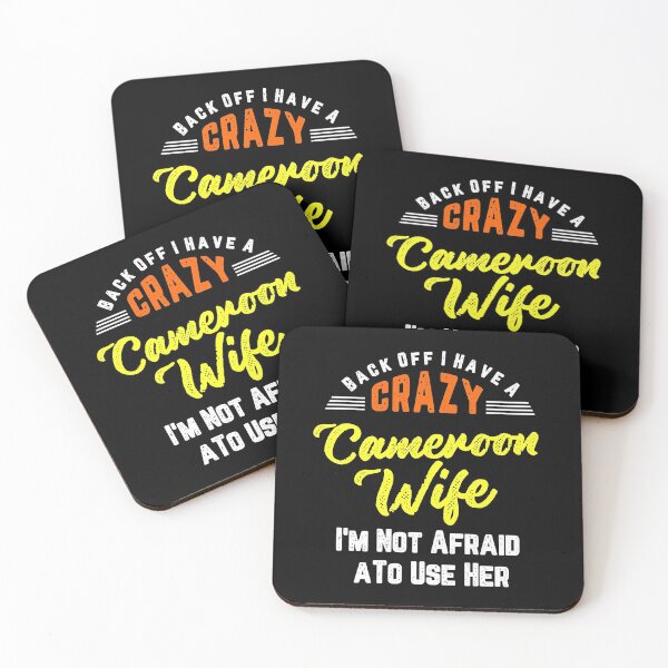 Item preview, Back Off I have A Crazy Cameroon Wife And I'm Not Afraid To Use Her designed and sold by Orange Pieces.