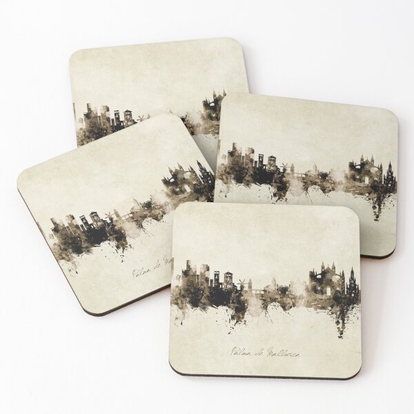 Item preview, Palma de Mallorca Spain Skyline designed and sold by ArtPrints.