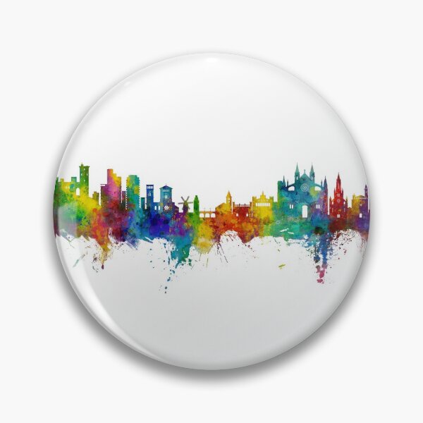 Item preview, Palma de Mallorca Spain Skyline designed and sold by ArtPrints.