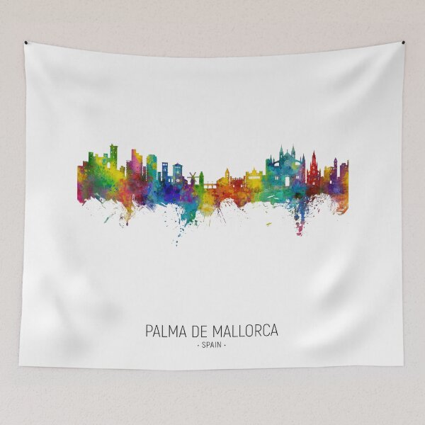 Item preview, Palma de Mallorca Spain Skyline designed and sold by ArtPrints.