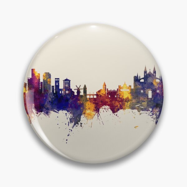 Item preview, Palma de Mallorca Spain Skyline designed and sold by ArtPrints.