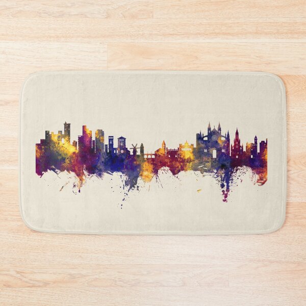 Item preview, Palma de Mallorca Spain Skyline designed and sold by ArtPrints.