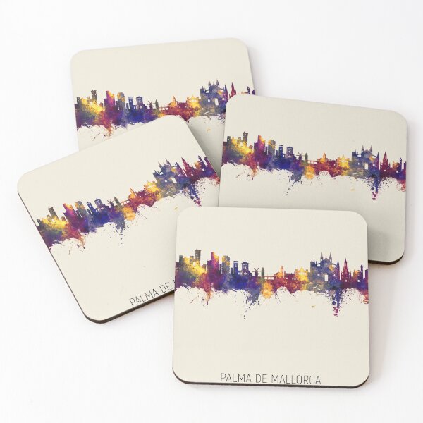 Item preview, Palma de Mallorca Spain Skyline designed and sold by ArtPrints.