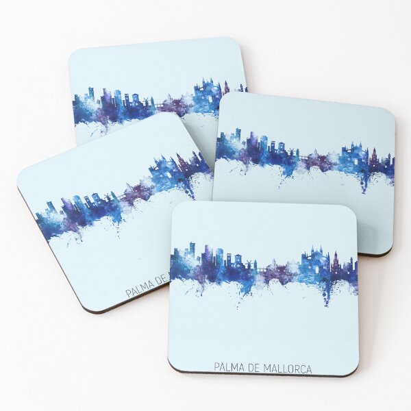 Item preview, Palma de Mallorca Spain Skyline designed and sold by ArtPrints.