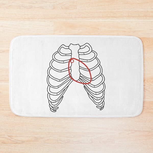 Item preview, Red heart and ribs designed and sold by upopot.