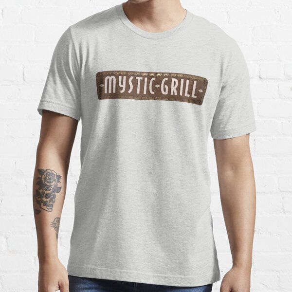 MYSTIC GRILL Femmes T-shirt vampire SIGNE Restaurant Diaries The Falls Logo
