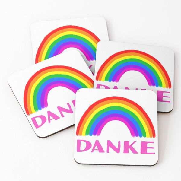 Item preview, DANKE Regenbogen Schlüsselarbeiter | Thank You Rainbow Support Keyworkers designed and sold by MagicBoutique.