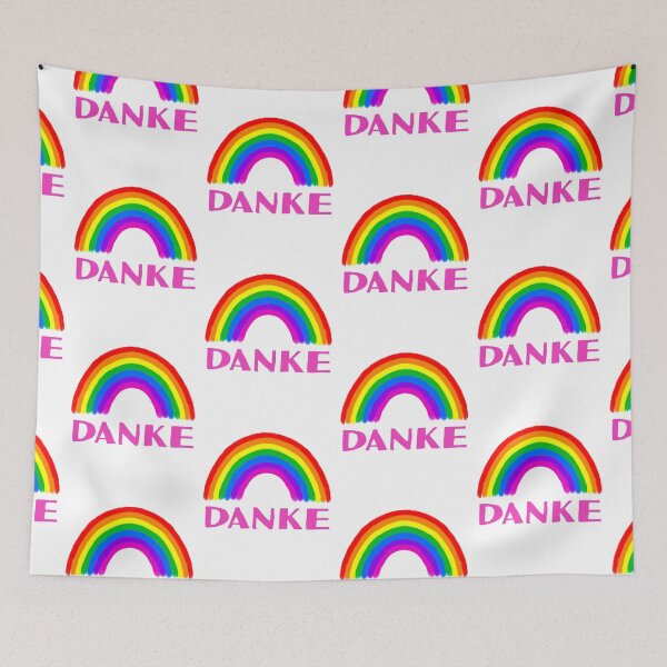 Item preview, DANKE Regenbogen Schlüsselarbeiter | Thank You Rainbow Support Keyworkers designed and sold by MagicBoutique.