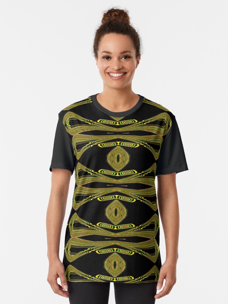 Alternate view of Queen's Guard Ornament Graphic T-Shirt