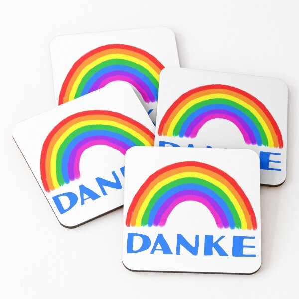 Item preview, DANKE Regenbogen Schlüsselarbeiter | Thank You Rainbow Support Keyworkers designed and sold by MagicBoutique.