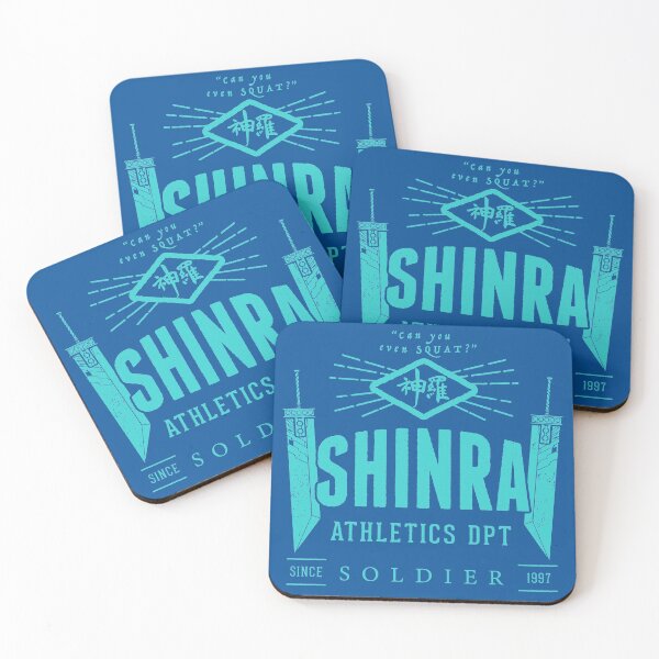 Item preview, SHINRA Athletics - Soldier. Final Fantasy 7 VII Fitness Gym Design (Mako Colours) designed and sold by Be More Shonen |  Chris Minney.