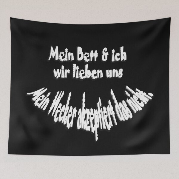 Item preview, My bed & I - we love each other designed and sold by harietteh.