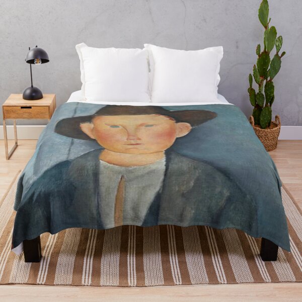 Item preview, Vintage Portrait painting by  Amedeo Modigliani (Italian, Livorno 1884–1920 Paris) designed and sold by Vintage Designs +.