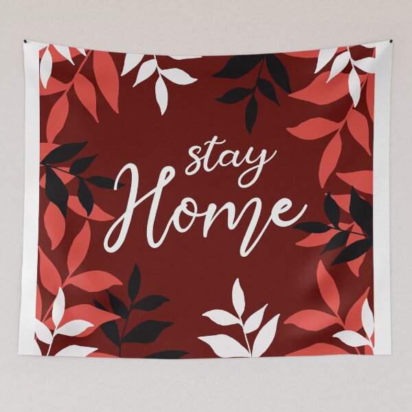 Item preview, Stay Home - Red designed and sold by Yesido.