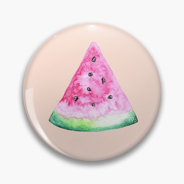 Item preview, Pink Watermelon Slices - Delightful Watercolor Pattern designed and sold by Negin Mf Designs.