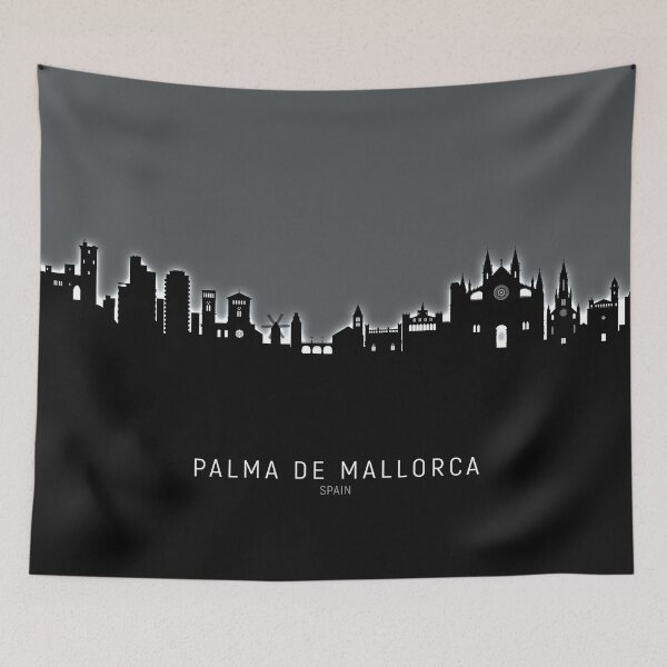 Item preview, Palma de Mallorca Spain Skyline designed and sold by ArtPrints.