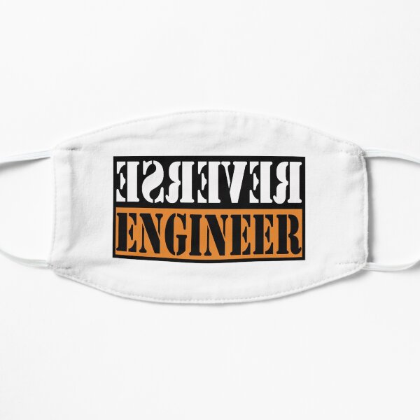 Reverse Engineer white - orange Mask