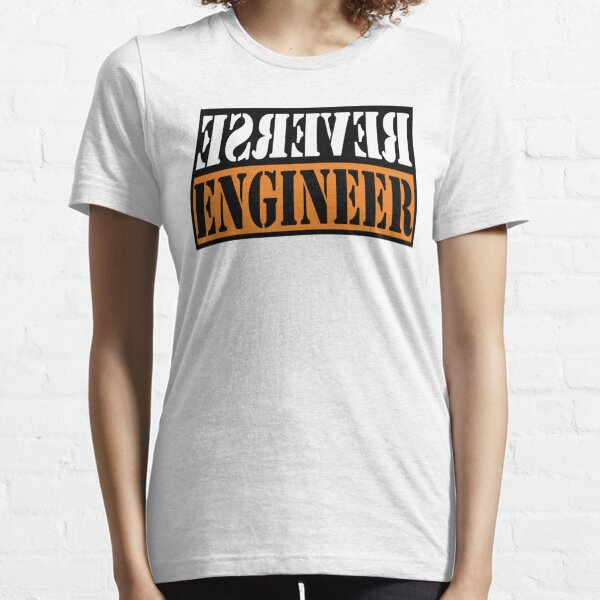 Reverse Engineer white - orange Essential T-Shirt