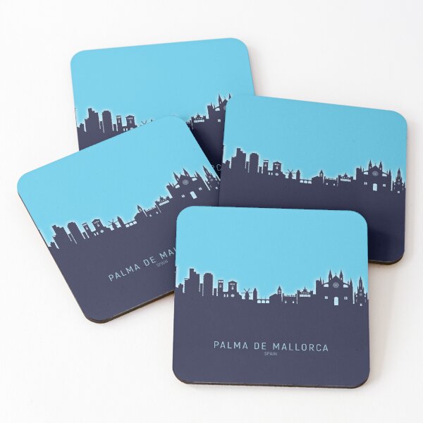 Item preview, Palma de Mallorca Spain Skyline designed and sold by ArtPrints.