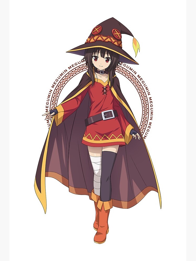Kazuma and Megumin' Poster, picture, metal print, paint by Megumin The  Crimson Demon