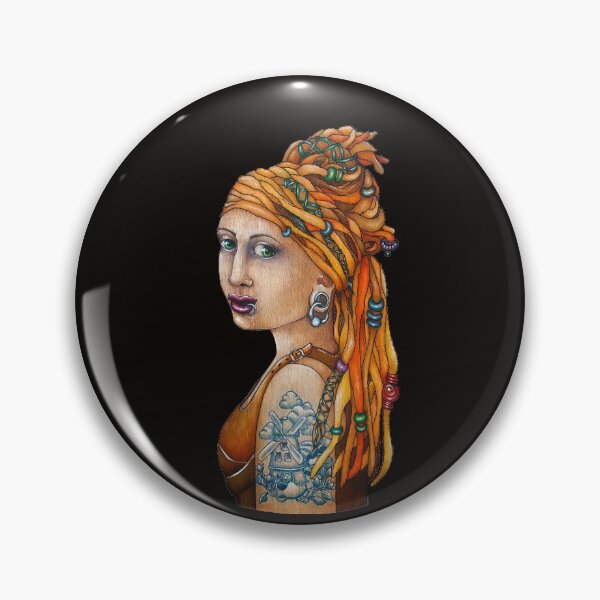 Item preview, Girl with a Gauged Earlobe designed and sold by Rosemary Scott.
