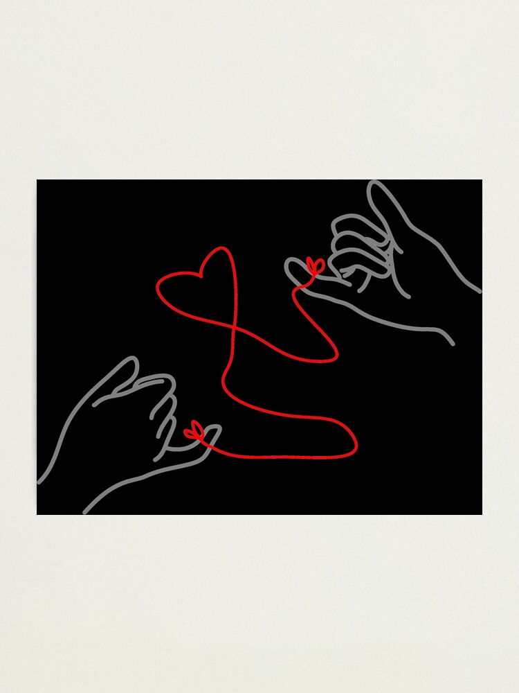 Red Thread Of Fate Photographic Print For Sale By Inotyler Redbubble