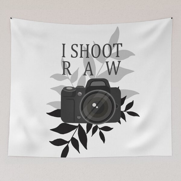 Item preview, I Shoot Raw- BLACK designed and sold by Yesido.