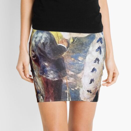 The Swing, by Pierre-Auguste Renoir Mini Skirt