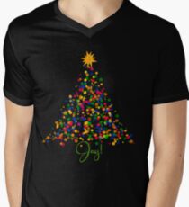 Freude! T-Shirt mit V-Ausschnitt