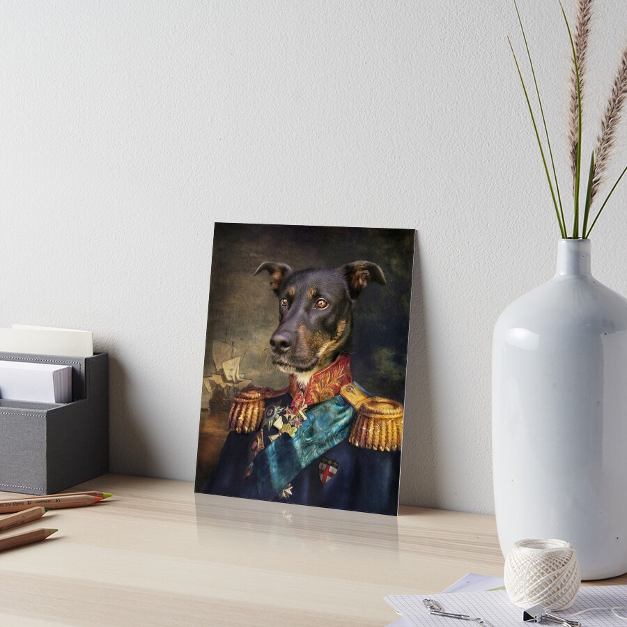 Dog Portrait - Arlo Art Board Print