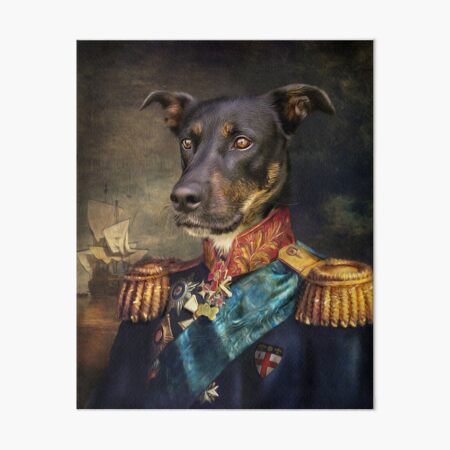 Dog Portrait - Arlo Art Board Print
