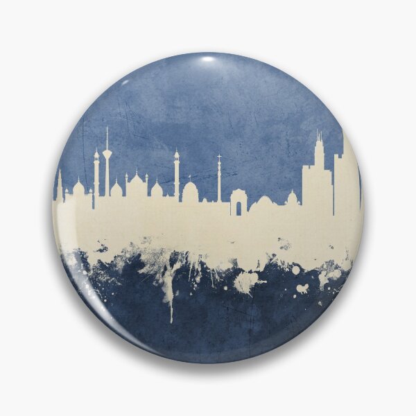 Item preview, New Delhi India Skyline designed and sold by ArtPrints.