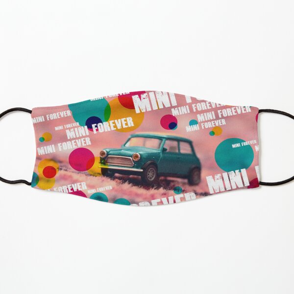 COLLAGE #mini #oldtimer #car auto cult Kids Mask