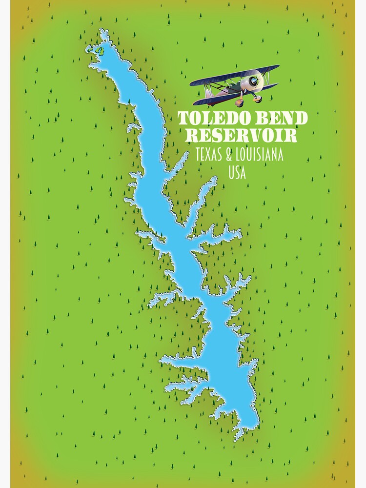 Toledo Bend Lake Map