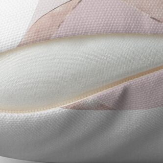 Alternate view of Blush Glamour Girly Trend Triangle Pattern Floor Pillow