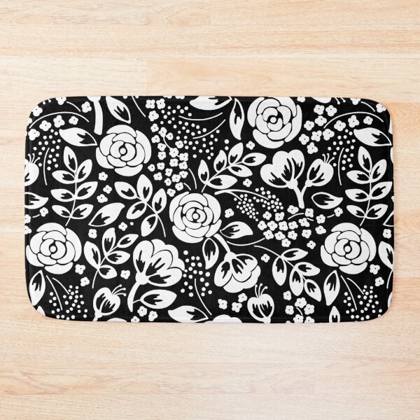 Item preview, black and white flowers designed and sold by ReSama ⭐⭐⭐⭐⭐.
