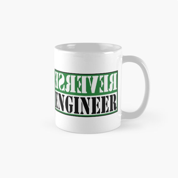 Item preview, Reverse Engineer Green on White designed and sold by clubtee.