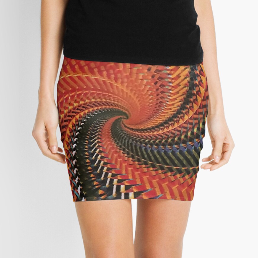 Spiral Scream DNA Mini Skirt