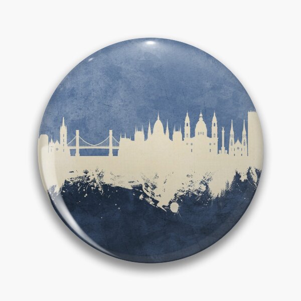 Item preview, Budapest Hungary Skyline designed and sold by ArtPrints.
