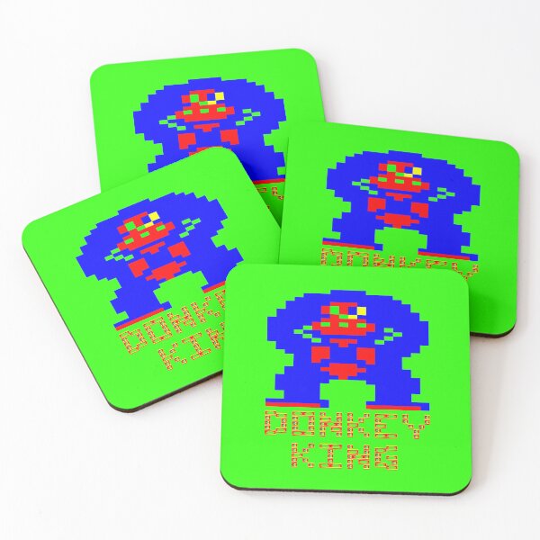 Item preview, Donkey King Pixel Art - Retro Villains designed and sold by RetroTrader.